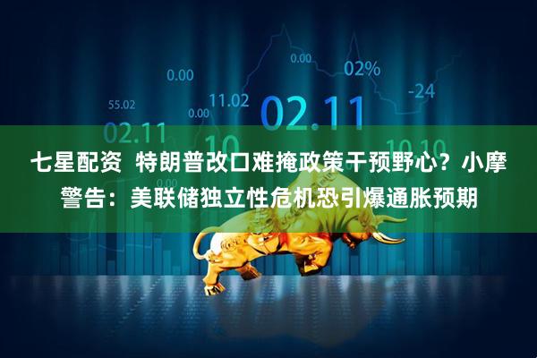 七星配资  特朗普改口难掩政策干预野心？小摩警告：美联储独立性危机恐引爆通胀预期