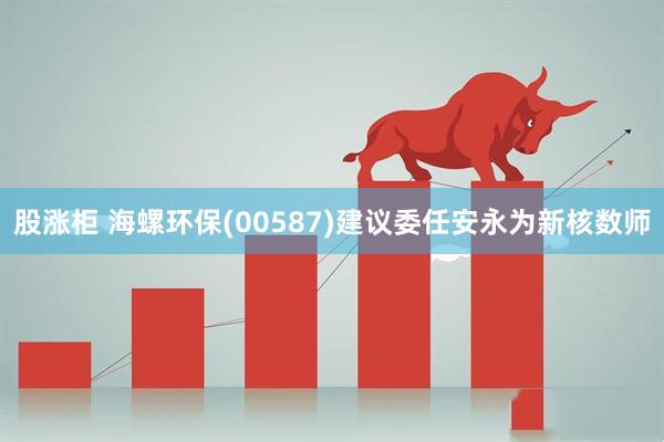 股涨柜 海螺环保(00587)建议委任安永为新核数师