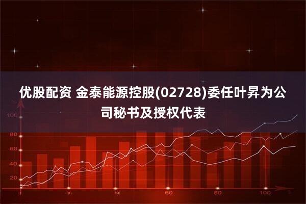 优股配资 金泰能源控股(02728)委任叶昇为公司秘书及授权代表