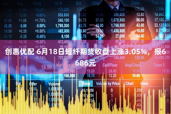 创惠优配 6月18日短纤期货收盘上涨3.05%,报6686元